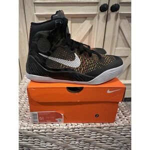 NIB - Nike Kobe IX 9 Elite GS Masterpiece Black Multicolor HJ9446-001 Size 5.5Y